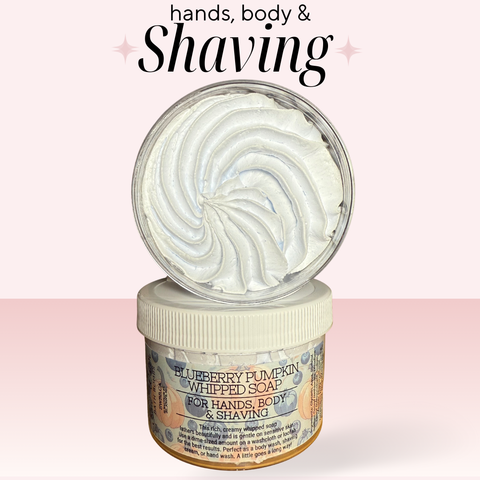 Blueberry Pumpkin Whipped Soap