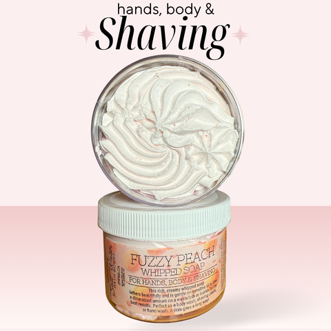 Fuzzy Peach Whipped Soap