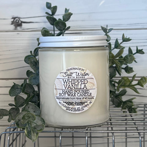 Whipped Vanilla Soy Wax Candle