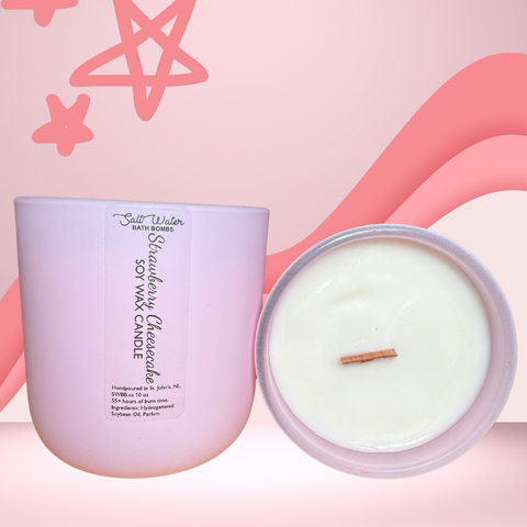 Strawberry Cheesecake Soy Wax Candle