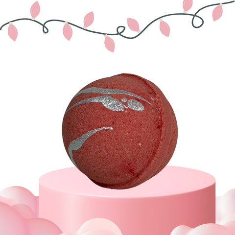 Candy Cane Bath Bomb