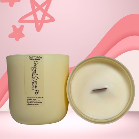 Coconut Cream Pie Soy Wax Candle