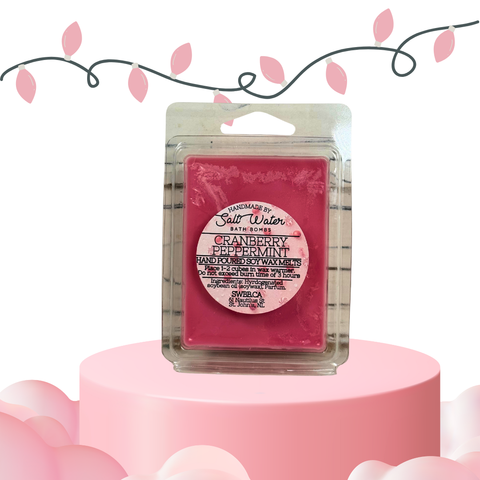 Cranberry Peppermint Soy Wax Melt