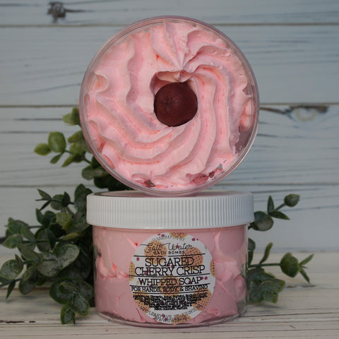 Sugared Cherry Crisp Whipped Soap