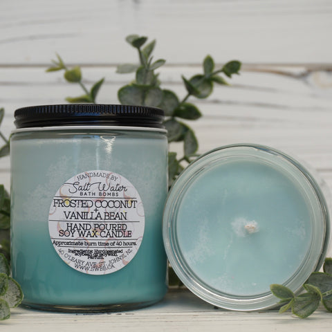Frosted Coconut + Vanilla Bean Soy Wax Candle