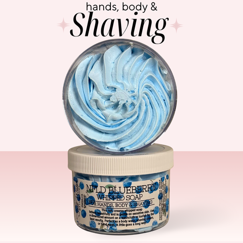 NFLD Blueberry Whipped Soap